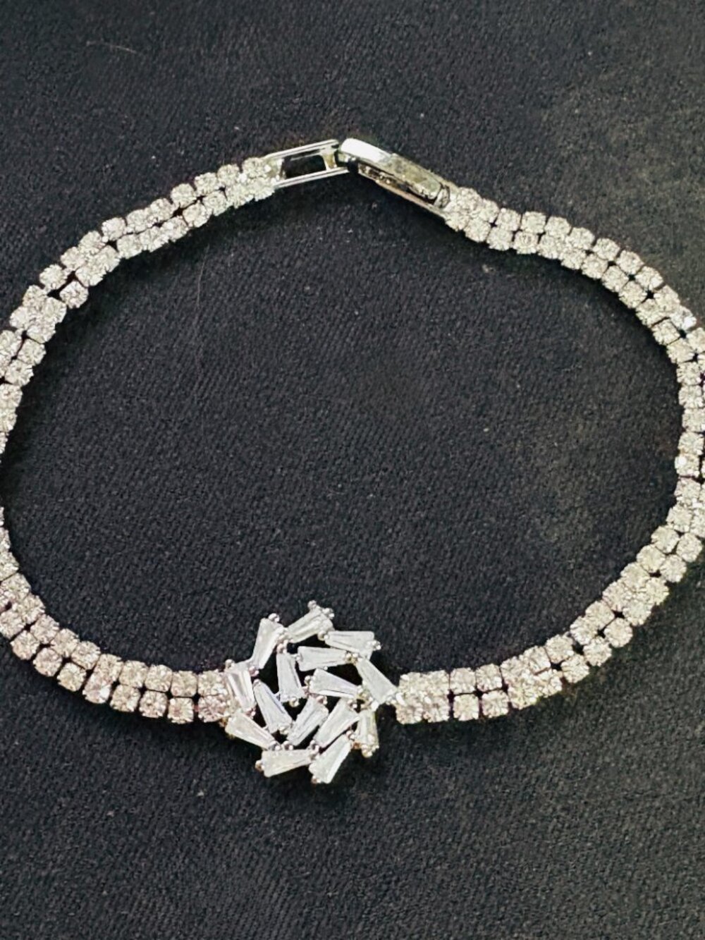 Clear Rhinestone Bracelet-New
